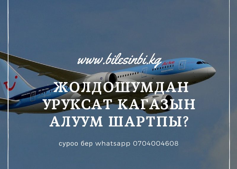 Жолдошумдун уруксатын алуум шартпы?