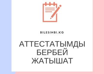 Аттестатымды бербей жатышат