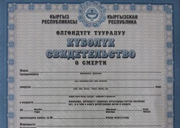 Апамдын өлгөндүгүн кантип тастыктасам болот? Юрист жооп берет
