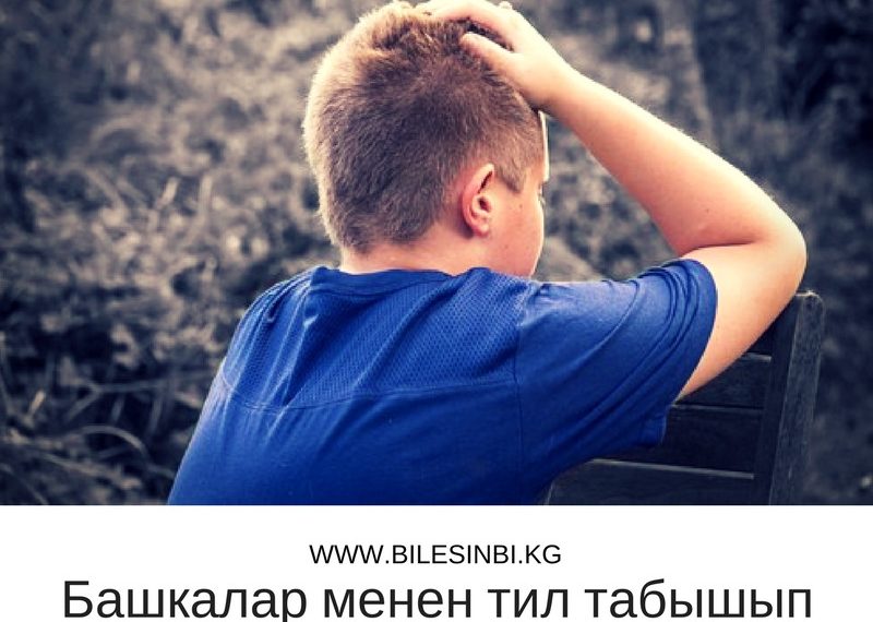 Башкалар менен тил табышып сүйлөшүү оор