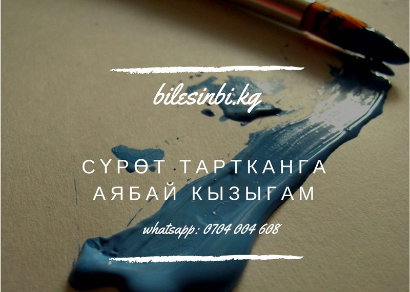 Сүрөтчү болгум келет