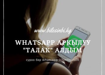 Вотсап аркылуу талак берсе нике бузулабы?