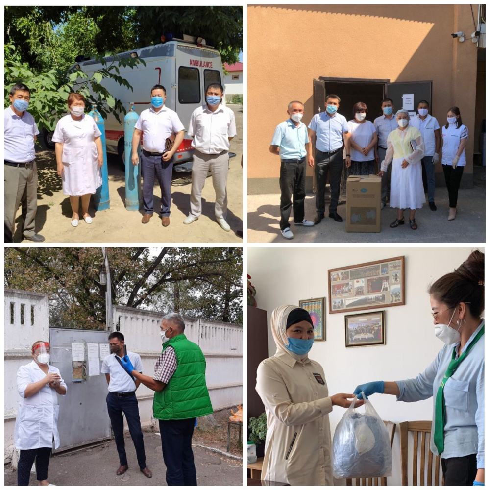 ОАО "Айыл Банк" оказывает поддержку медикам по всему Кыргызстану в борьбе против COVID-19