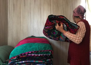 Бөлмөмө кирсем кайын энем себимди санап жатыптыр