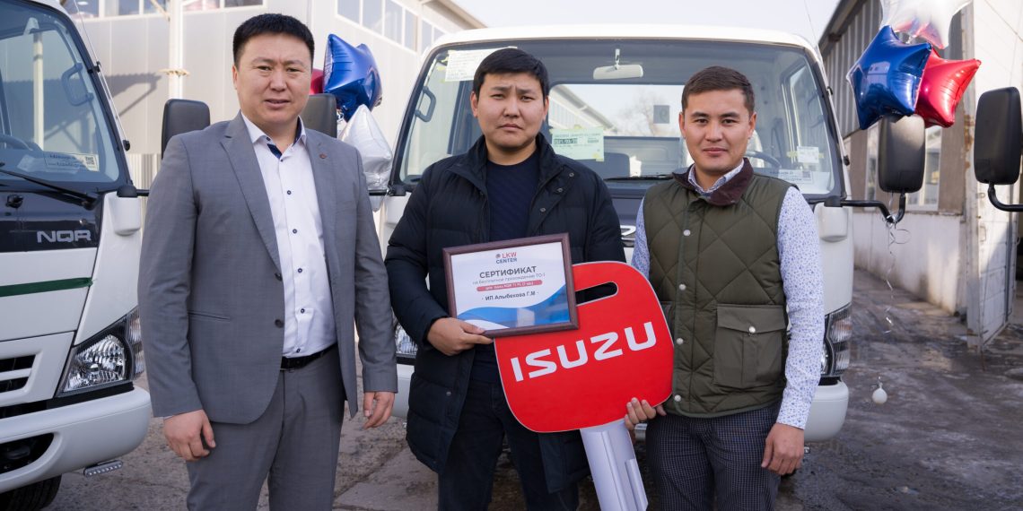 Кыска убакыт ичинде лизинг алган ишкер кубанычы менен бөлүштү